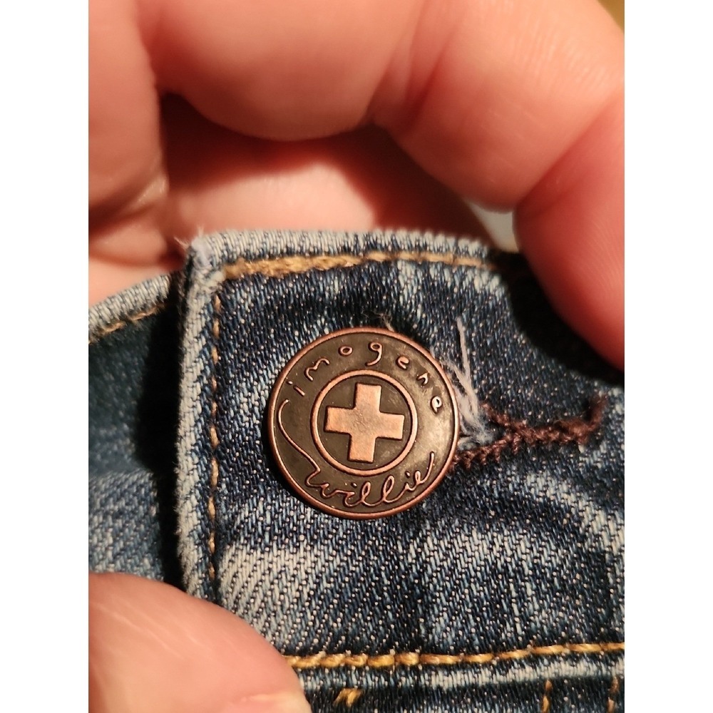 Imogene + Willie elizabeth Nashville Country Denim Quiet Luxury Selvedge Fray 30 - Picture 9 of 12